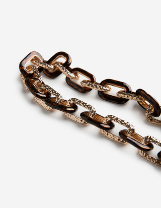 MLAVetrina Halsband Guld/Brun