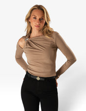 Tabacco Top Ull Beige