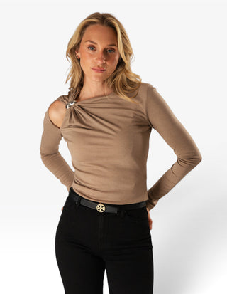 Tabacco Top Ull Beige