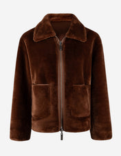 MLLNuvoke Jacka Faux Fur Kanelbrun