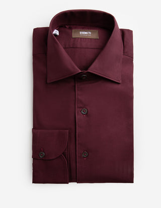 Casual Fit Skjorta Flanell Vinröd
