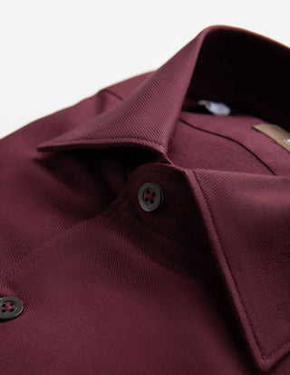 Casual Fit Skjorta Flanell Vinröd