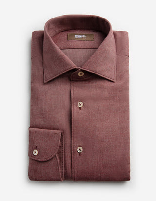 Casual Fit Skjorta Flanell Röd