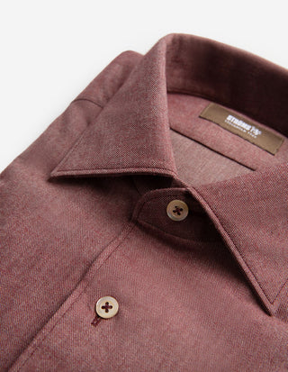 Casual Fit Skjorta Flanell Röd