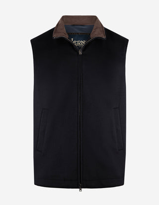 Väst Ull/Cashmere Navy