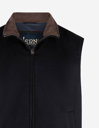 Väst Ull/Cashmere Navy