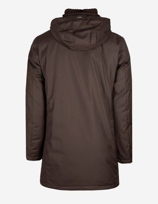 New Business Long Parka Brun