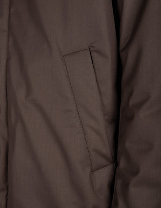 New Business Long Parka Brun