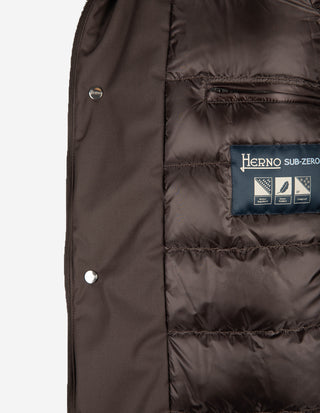 New Business Long Parka Brun