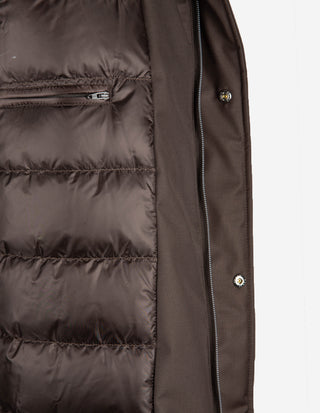 New Business Long Parka Brun