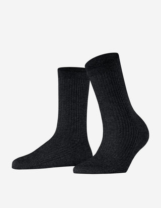 Ribbed Shiny Strumpor Svart