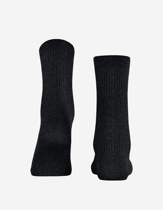 Ribbed Shiny Strumpor Svart