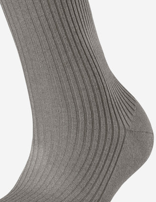 Ribbed Shiny Strumpor Guldbeige
