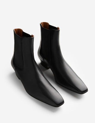 Nemoli Boots Läder Svart