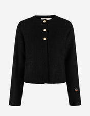 Sienna Cardigan Ull/Mohair Svart