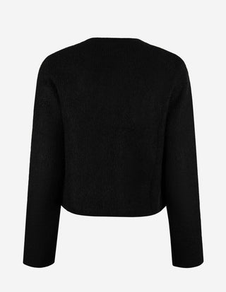 Sienna Cardigan Ull/Mohair Svart