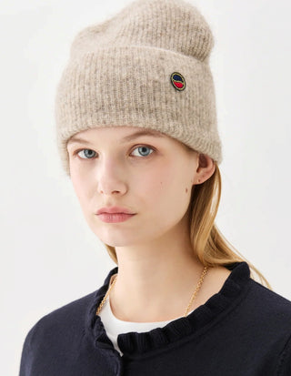 Viel Mössa Ull/Mohair Beige