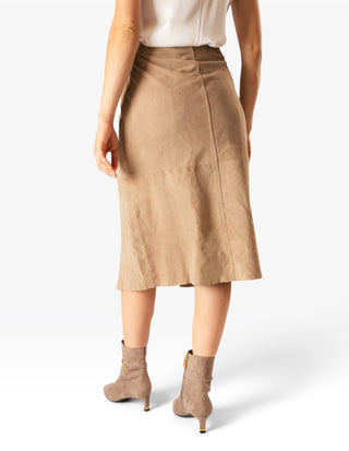 Sabrina Kjol Mocka Beige