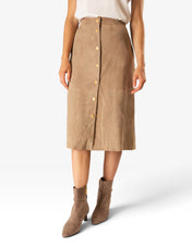 Sabrina Kjol Mocka Beige