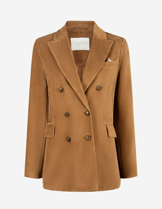 Dubbelknäppt Kavaj Manchester Beige