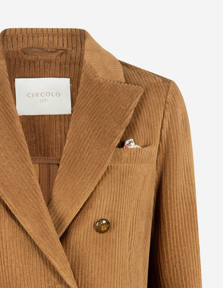 Dubbelknäppt Kavaj Manchester Beige