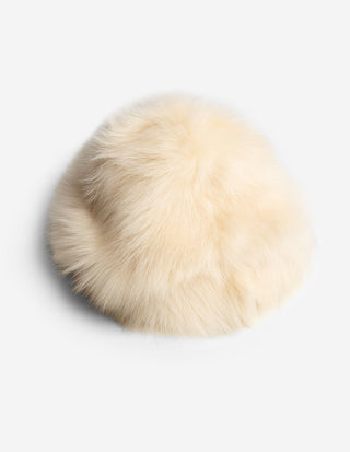 Zouz Mössa Fårskinn Ljusbeige