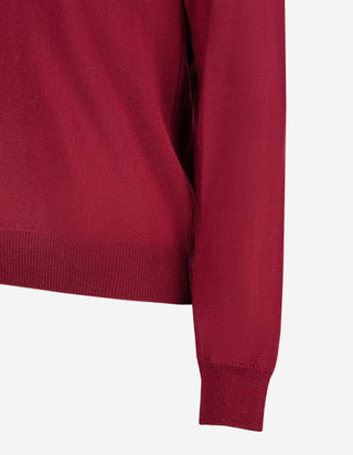 Poloshirt Merinoull Burgundy