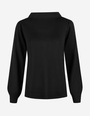 Turtle Neck Tröja Merinoull Svart