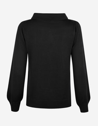 Turtle Neck Tröja Merinoull Svart