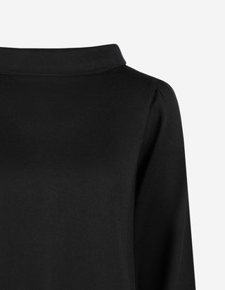 Turtle Neck Tröja Merinoull Svart