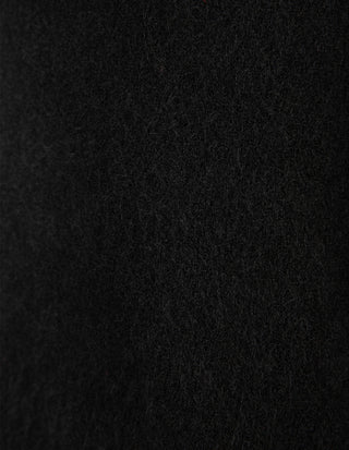 Mock Neck Slipover Mohair Svart