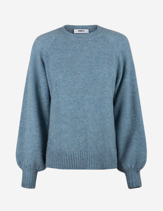Chunky Tröja Mohair Blå