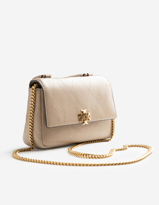 Charlie Mini Väska Läder Ljusbeige