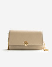 Charlie Chain Väska Läder Ljusbeige