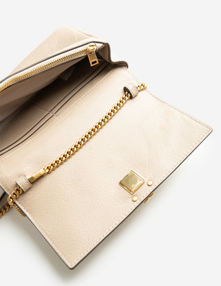 Charlie Chain Väska Läder Ljusbeige