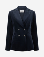 Via Brera Manchesterkavaj Navy
