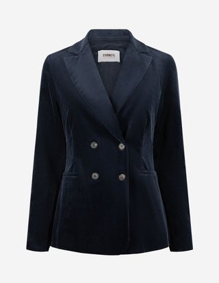 Via Brera Manchesterkavaj Navy