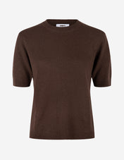 Signe T-Shirt Kashmir Mörkbrun