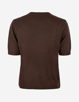 Signe T-Shirt Kashmir Mörkbrun