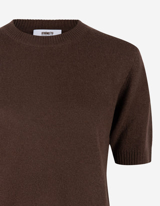 Signe T-Shirt Kashmir Mörkbrun