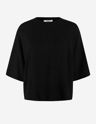 Samantha Top Slipover Ull/Kashmir Svart