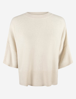 Samantha Top Slipover Ull/Kashmir Creme