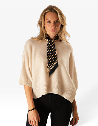 Samantha Top Slipover Ull/Kashmir Creme