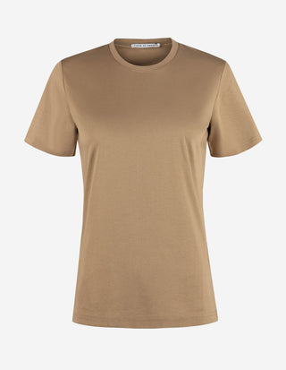 Siru T-Shirt Bomull Brun