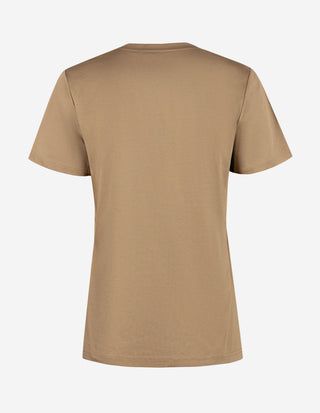 Siru T-Shirt Bomull Brun