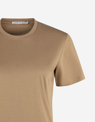 Siru T-Shirt Bomull Brun