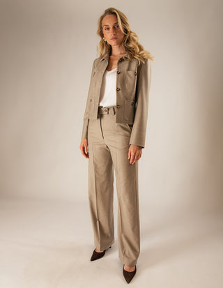 Lilian Byxa Ull Beige