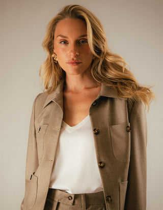 Sara Kavaj Ull Beige