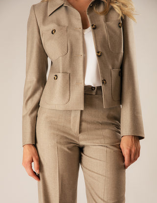 Sara Kavaj Ull Beige