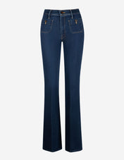 The Patch Pocket Dozy Jeans Blå